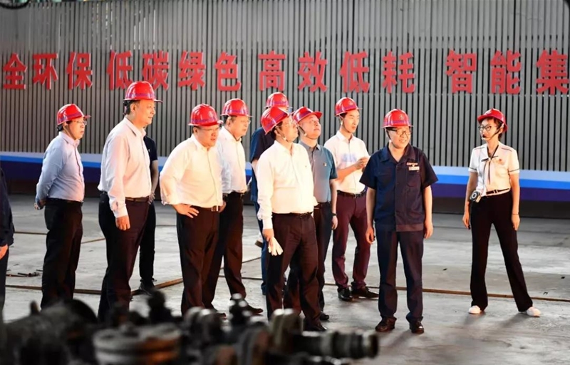 胡衡華深入陜鋼集團(tuán)龍鋼公司調(diào)研